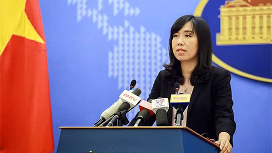 Người Phát ngôn Bộ Ngoại giao Việt Nam Lê Thị Thu Hằng.