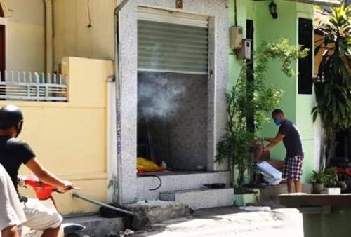 Căn nhà nơi phát hiện thi thể anh Tân. Căn nhà nơi phát hiện thi thể anh Tân.