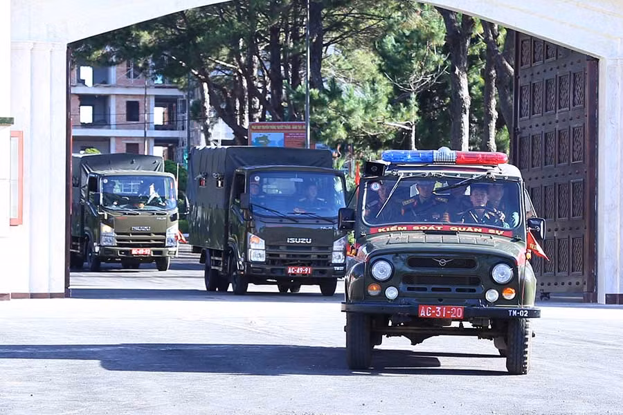 Quân đoàn 3 đạt 3,6 triệu km an toàn lưu thông xe quân sự. Ảnh: Vũ Duy Hiển