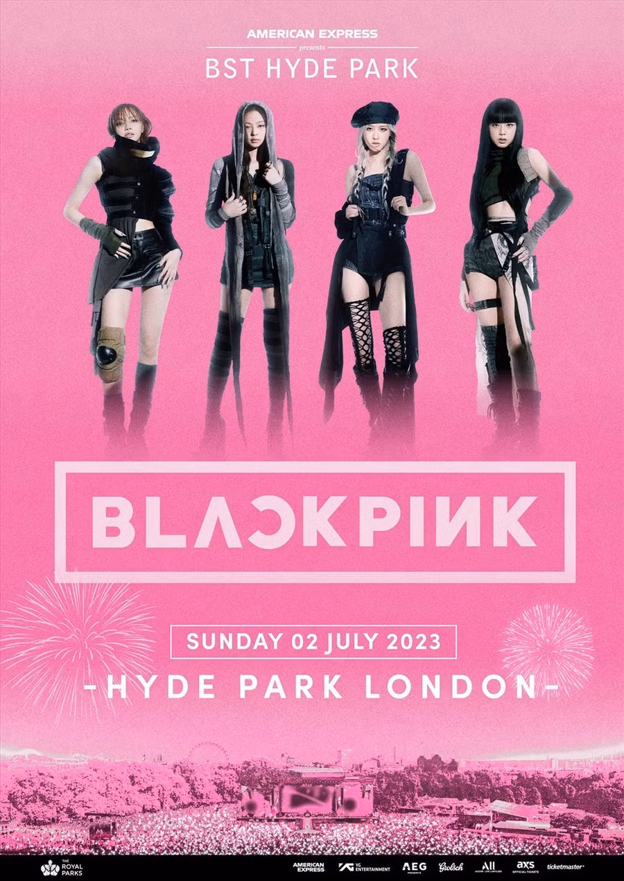  Blackpink sẽ biểu diễn tại lễ hội âm nhạc của Anh vào tháng 7.2023. Ảnh: Ban tổ chức