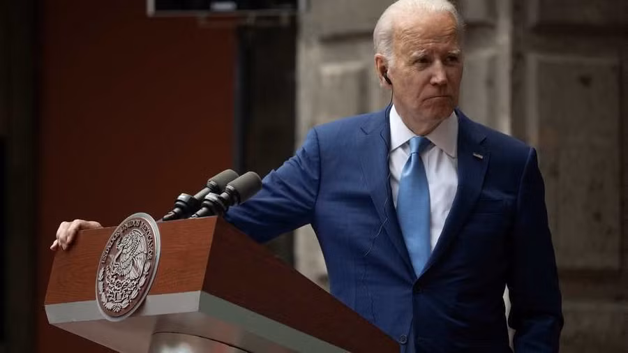 Tổng thống Mỹ Joe Biden dự hội nghị thượng đỉnh các nhà lãnh đạo Bắc Mỹ lần thứ 10 tại Mexico, ngày 10.1.2023. Ảnh: AFP