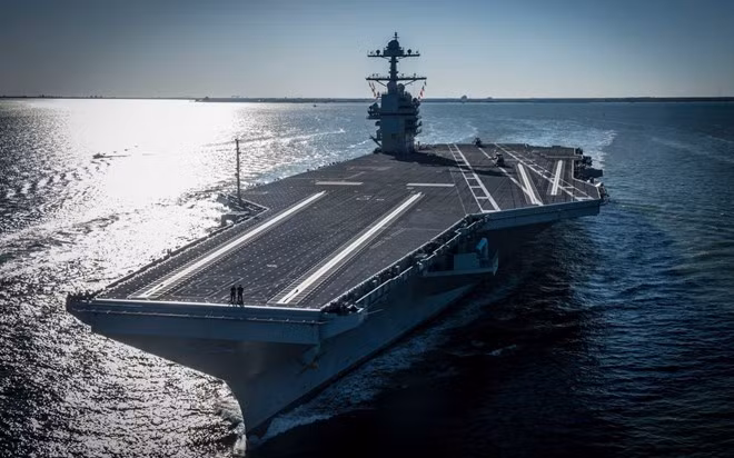 Tàu sân bay của Hải quân Mỹ. (Nguồn: Getty)