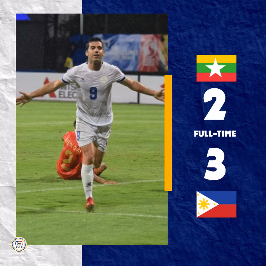 Bienvenido Maranon Morejon tỏa sáng giúp tuyển Philippines rời AFF Cup 2020 trong thế ngẩng cao đầu. Ảnh: The Philippine Football Federation