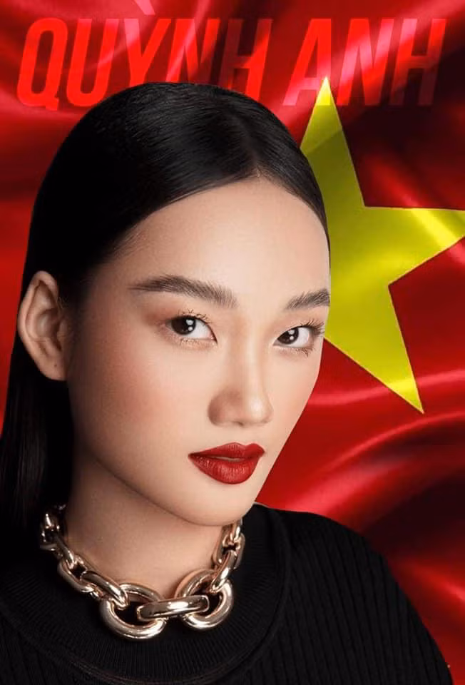 Quỳnh Anh chính thức vào chung kết cuộc thi Siêu mẫu châu Á. Ảnh: FBNV