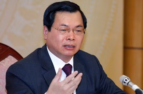 Ông Vũ Huy Hoàng thời gian đương chức