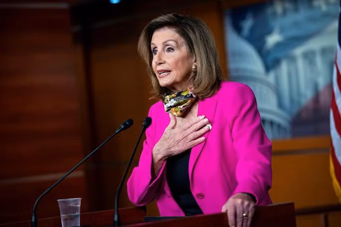 Chủ tịch Hạ viện Nancy Pelosi kêu gọi Đảng Dân chủ chuẩn bị cho kịch bản không ứng viên nào giành được 270 phiếu đại cử tri cần thiết để trở thành chủ nhân tiếp theo của Nhà Trắng. Ảnh: Reuters Chủ tịch Hạ viện Nancy Pelosi kêu gọi Đảng Dân chủ chuẩn bị cho kịch bản không ứng viên nào giành được 270 phiếu đại cử tri cần thiết để trở thành chủ nhân tiếp theo của Nhà Trắng. Ảnh: Reuters
