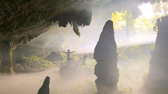 Huyền ảo hang động Bản Muồng - Ảnh: Kim Cương
