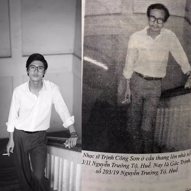 Alvin Lu nhận nhiều hoài nghi khi nhận vai Trịnh thời trẻ. (Ảnh của đoàn làm phim và ảnh tư liệu) Alvin Lu nhận nhiều hoài nghi khi nhận vai Trịnh thời trẻ. (Ảnh của đoàn làm phim và ảnh tư liệu)
