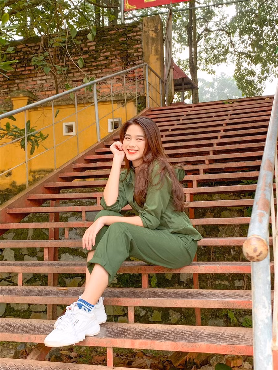 Đỗ Hà chia sẻ cô thần tượng Hoa hậu Việt Nam 2016 – Đỗ Mỹ Linh bởi vẻ đẹp nhân ái, nết na. Đây cũng là hình tượng để cô theo đuổi, học hỏi bấy lâu nay. Ảnh: NV
