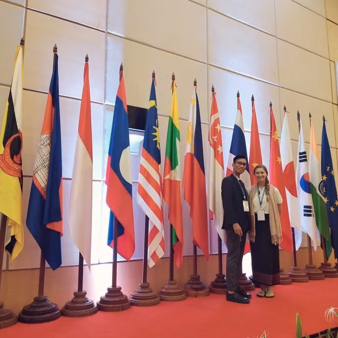 Kbuor trong Lễ hội văn hóa và giáo dục quốc tế thanh niên 2018 (IYECF) tại Siem Reap, Campuchia - Ảnh: NVCC Kbuor trong Lễ hội văn hóa và giáo dục quốc tế thanh niên 2018 (IYECF) tại Siem Reap, Campuchia - Ảnh: NVCC