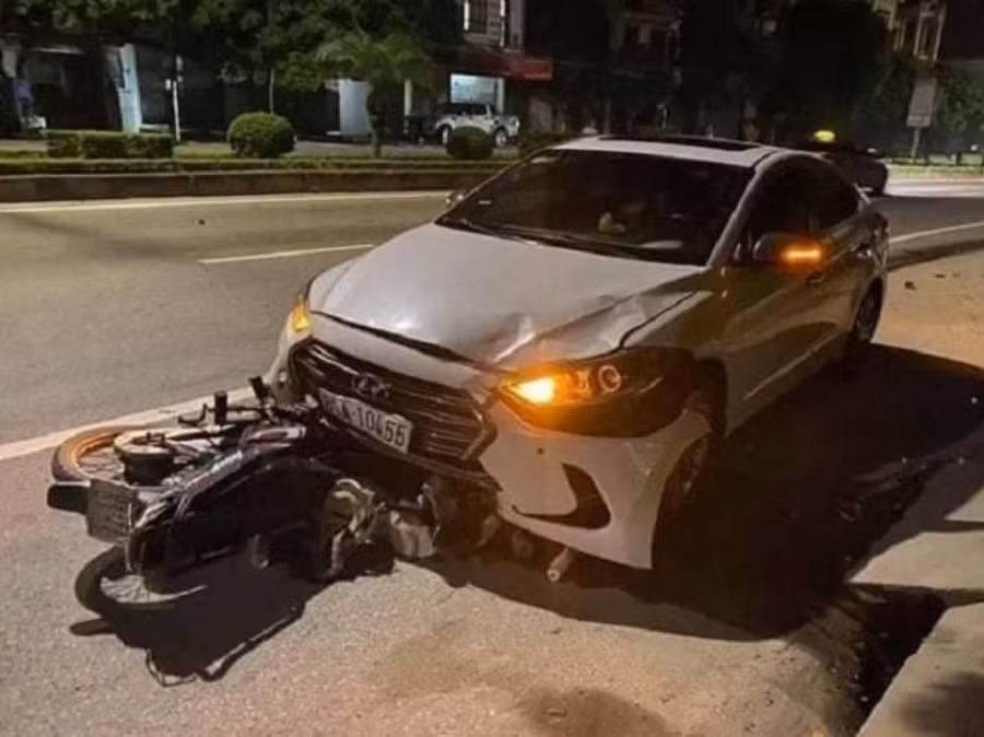  Hình ảnh vụ tai nạn. Ảnh: CTV