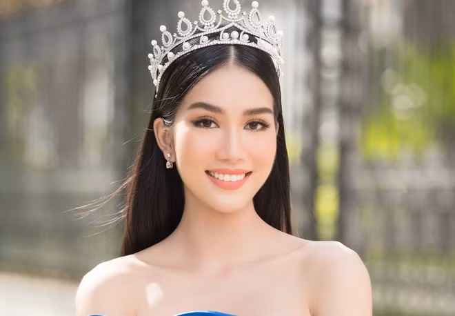 Ngoài nhan sắc xinh đẹp, Á hậu Phương Anh còn sở hữu thành tích học tập ấn tượng. ẢNH: BTC
