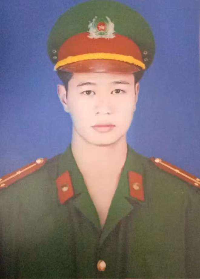 Thượng úy Nguyễn Tuấn Minh - Ảnh Công an tỉnh Hà Nam cung cấp