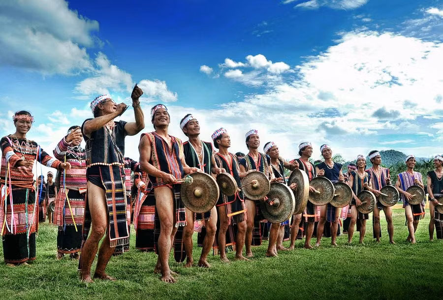 Cồng chiêng Tây Nguyên. Ảnh: Trần Phong