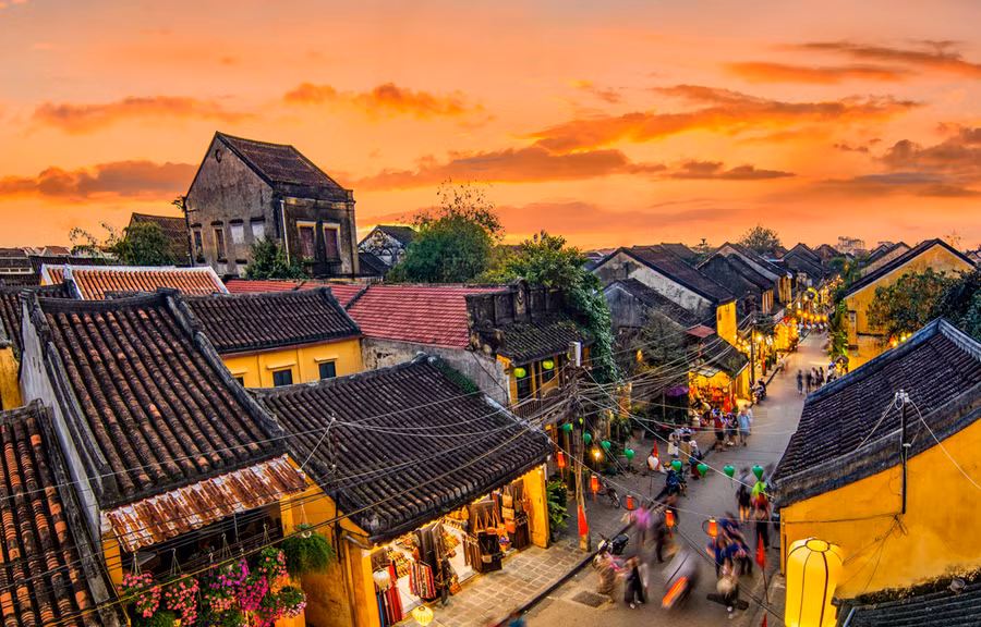 Phố cổ Hội An về đêm. (Ảnh: CTV/Vietnam+)