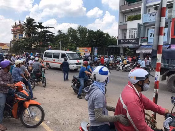 Hiện trường vụ việc.