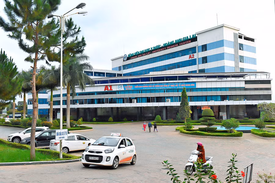  Bệnh viện Đại học Y Dược-Hoàng Anh Gia Lai. Ảnh: Đ.T