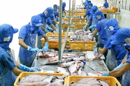 Thủy sản- một trong những mặt hàng xuất khẩu của Việt Nam sang Nga.