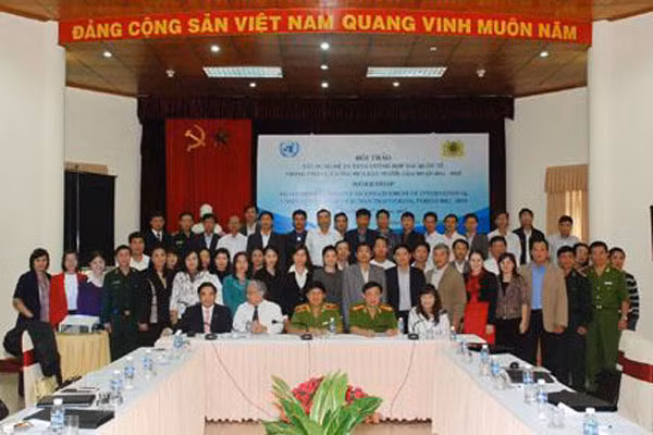 Hội thảo xây dựng đề án tăng cường hợp tác quốc tế về phòng, chống tội phạm mua bán người. 