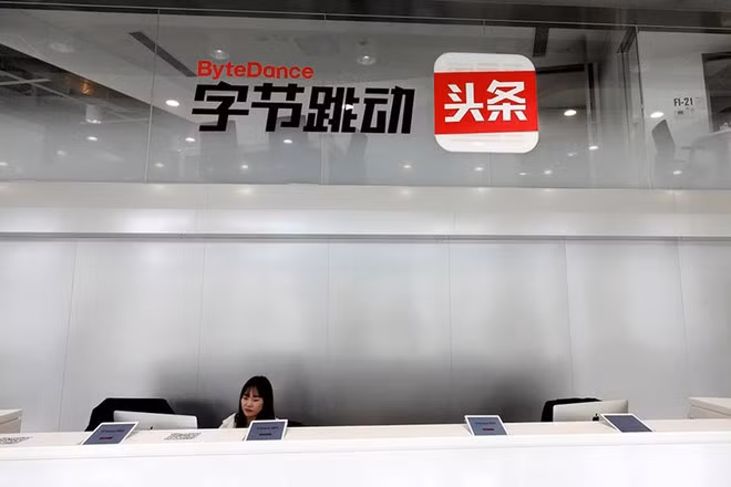ByteDance là chủ sở hữu của TikTok mà một số công ty Mỹ đang tìm cách thâu tóm ẢNH: REUTERS