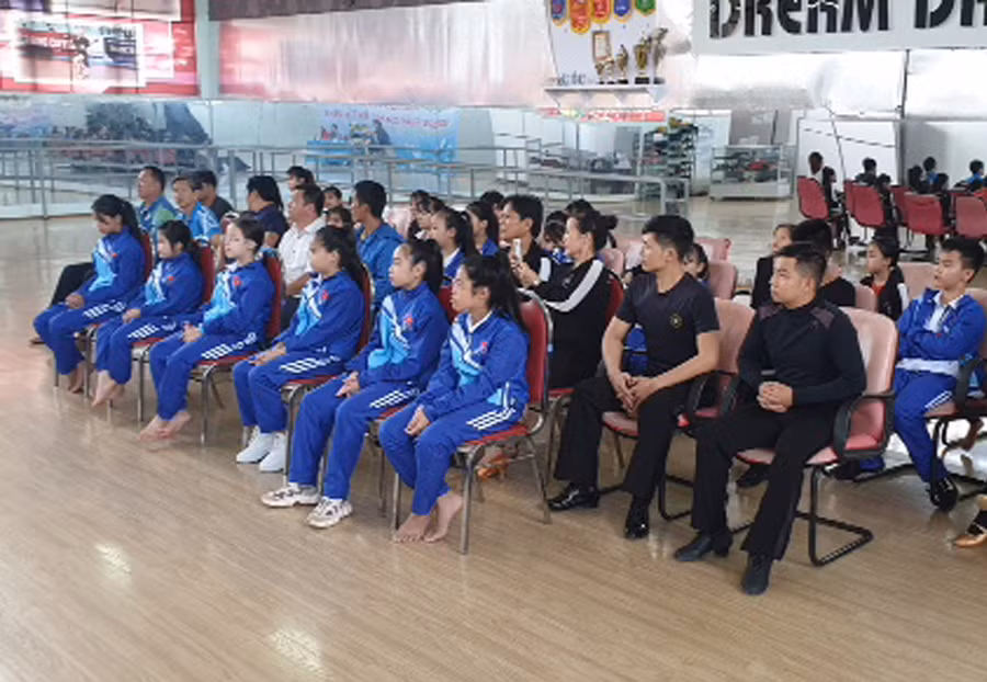  Các học viên tham gia lớp tập huấn. Ảnh: Hà Phương