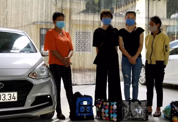  Các nạn nhân được Ban Chuyên án A820 giải cứu tại tỉnh Lạng Sơn. (Nguồn: bienphong.com.vn)