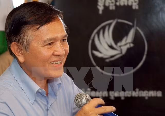 Ông Kem Sokha khi đảm nhiệm vị trí Giám đốc Trung tâm nhân quyền Campuchia tháng9-2006.