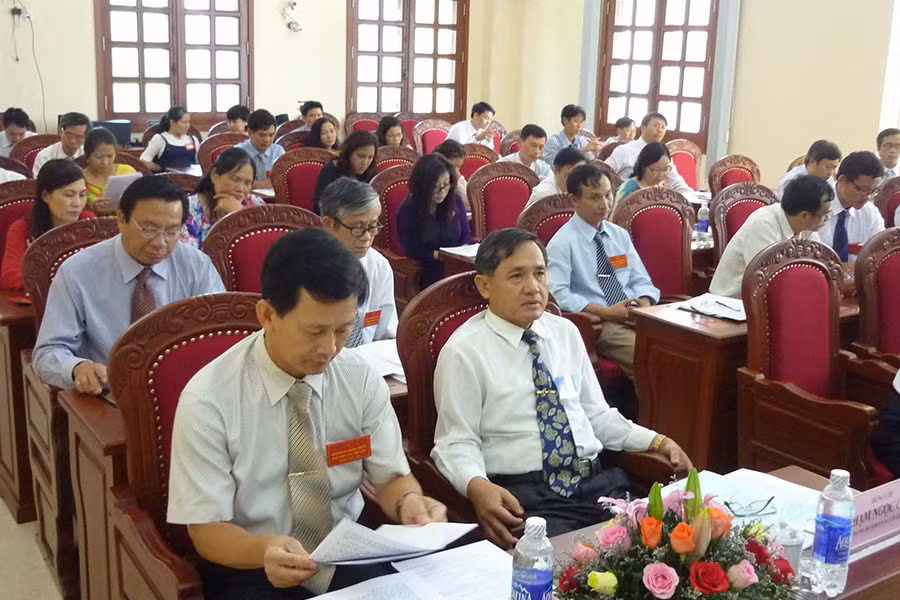  Đại hội Đảng bộ Văn phòng Tỉnh ủy. Ảnh: T.N