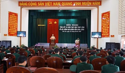 Quang cảnh hội nghị. (ảnh nguồn: qdnd.vn) Quang cảnh hội nghị. (ảnh nguồn: qdnd.vn)