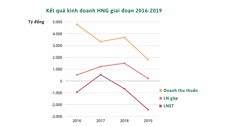  Nguồn. Báo cáo tài chính HNG