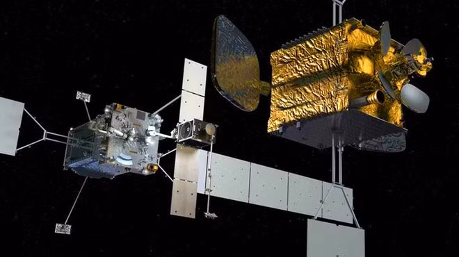 Dịch vụ sửa chữa vệ tinh trên quỹ đạo. ẢNH: NORTHROP GRUMMAN