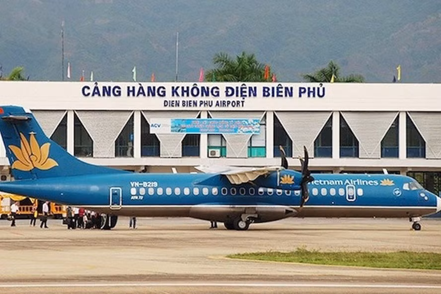 Cảng hàng không Điện Biên Phủ là một trong những sân bay đạt công suất thấp, nguồn thu không đủ bù chi. Ảnh: ACV