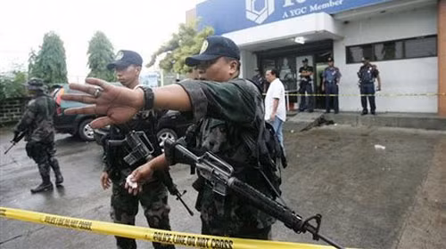 Philippines từng đối mặt với nhiều vụ cướp ngân hàng.