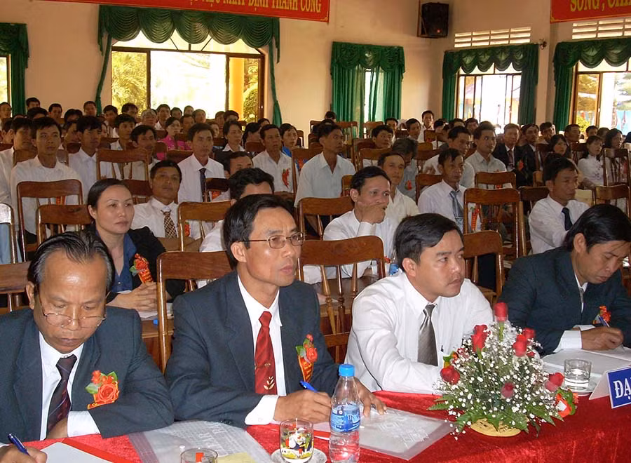 Sắp xếp đổi mới các công ty thành viên thuộc Tổng Công ty Cà phê Việt Nam ảnh 1 Hội nghị người lao động Công ty Cà phê Ia Sao. Ảnh: Thanh Nhật