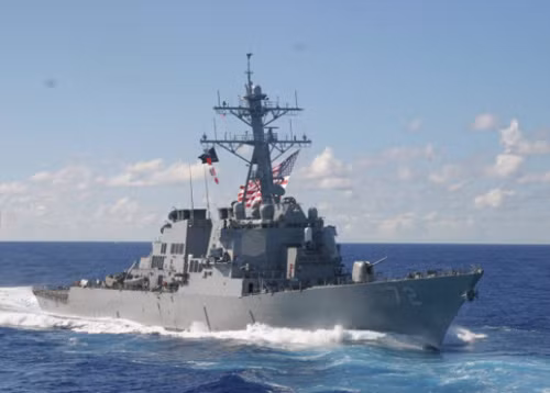 Tàu khu trục USS Mahan của Mỹ.