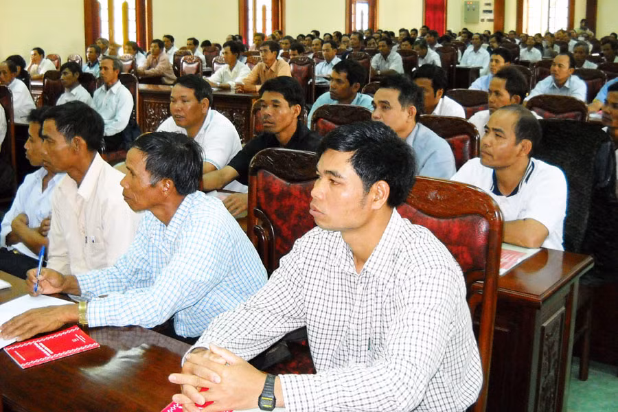 Bồi dưỡng kiến thức pháp luật về tôn giáo cho chức sắc, chức việc đạo Tin lành Việt Nam-miền Nam. Ảnh: T.N