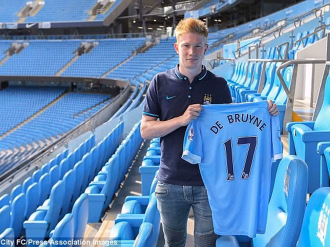 Kevin de Bruyne gia nhập Manchester City.
