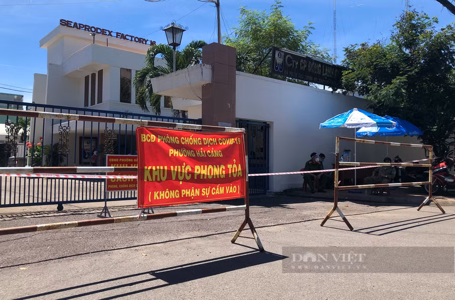 Khu vực phong tỏa tại TP.Quy Nhơn, ảnh chụp ngày 13/9. Ảnh: TB. Khu vực phong tỏa tại TP.Quy Nhơn, ảnh chụp ngày 13/9. Ảnh: TB.
