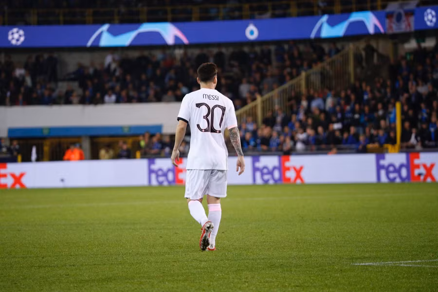 Đây là trận đấu đầu tiên Messi thi đấu từ đầu và trọn 90 phút cho PSG. Ảnh: AFP