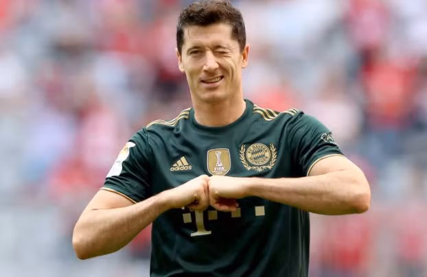  Lewandowski lập kỷ lục mới. Ảnh: AFP