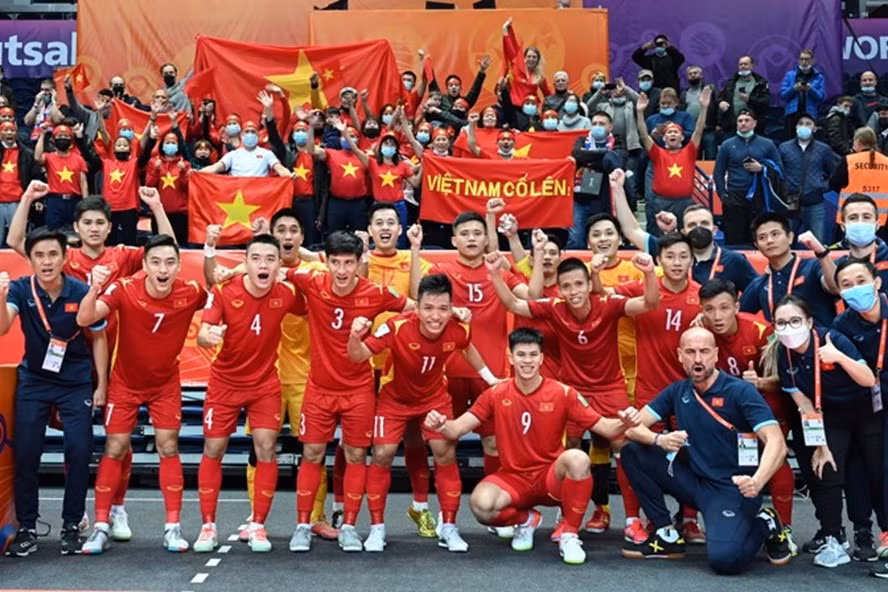 Tuyển futsal Việt Nam đã có hành trình đáng nhớ tại FIFA futsal World Cup 2021. Ảnh: VFF.
