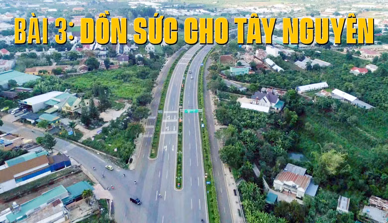 Giao thông Tây Nguyên được ưu tiên đầu tư. Trong ảnh: Tuyến đường cao tốc Liên Khương - Đà Lạt