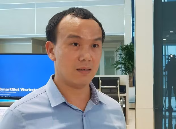 Ông Hoàng Phúc Lâm, Phó Giám đốc Trung tâm Dự báo Khí tượng Thủy văn Quốc gia. (Ảnh: HV/Vietnam+) Ông Hoàng Phúc Lâm, Phó Giám đốc Trung tâm Dự báo Khí tượng Thủy văn Quốc gia. (Ảnh: HV/Vietnam+)