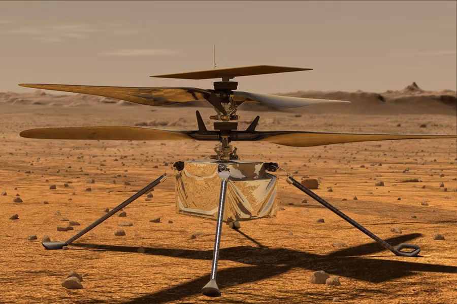 Trực thăng Ingenuity của NASA. Ảnh: NASA