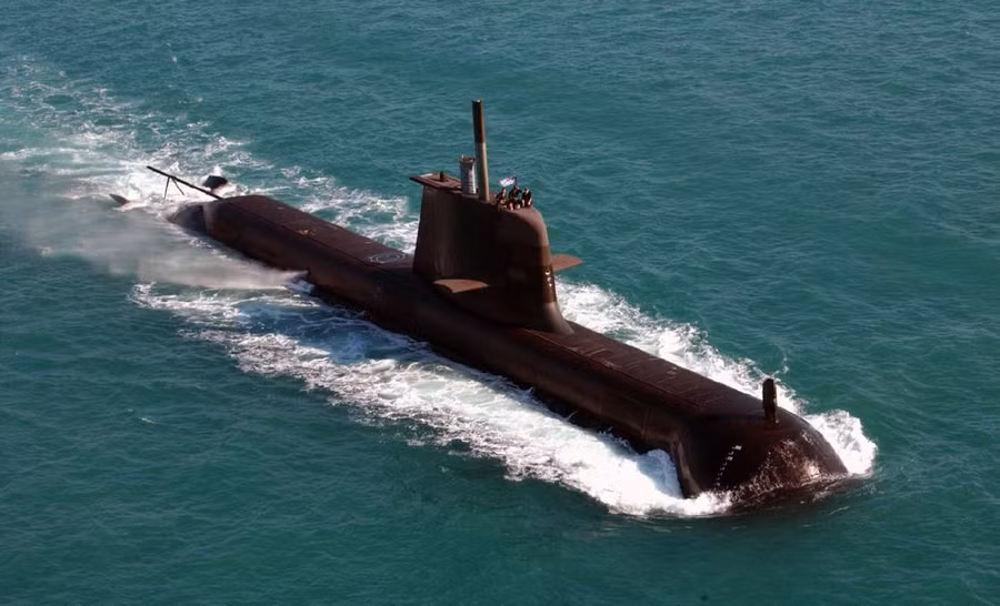 Tàu ngầm lớp Collins của hải quân Úc hiện gặp nhiều giới hạn. Ảnh: LEADING SEAMAN KAYE ADAMS