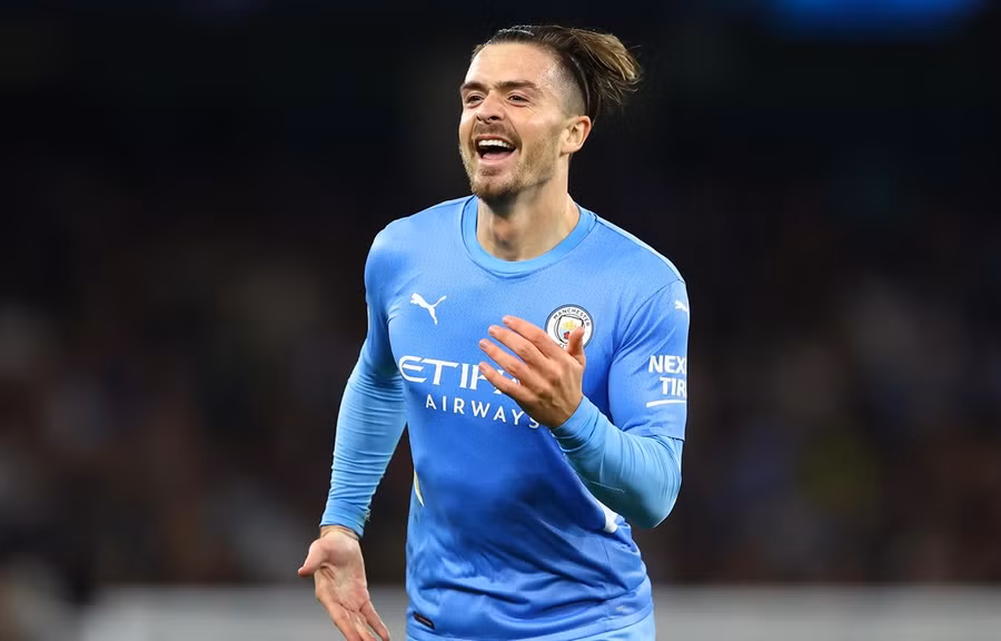 Jack Grealish trở thành cầu thủ người Anh thứ hai vừa ghi bàn và kiến tạo trong một trận đấu tại Champions League sau Wayne Rooney. Ảnh: UEFA