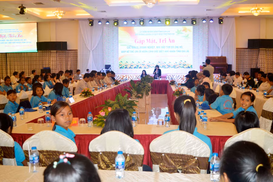 Toàn cảnh buổi gặp mặt. Ảnh: H.T Toàn cảnh buổi gặp mặt. Ảnh: H.T