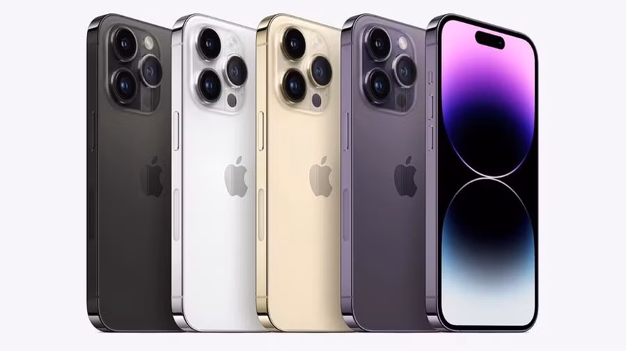 Vị trí thứ hai là iPhone 14 Pro Max, chiếc iPhone có thời lượng pin “khủng” nhất từ trước tới nay. Ảnh: Apple