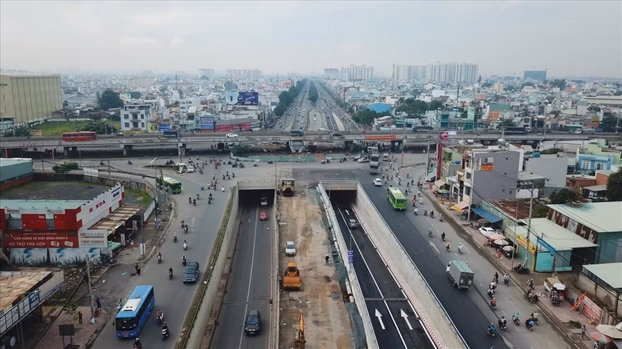 Xây cao tốc TPHCM - Mộc Bài - Tây Ninh trước khi tính tới sân bay. Ảnh: Anh Tú