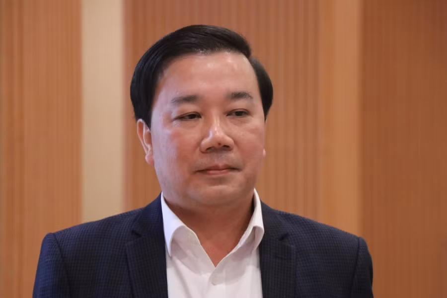Ông Chử Xuân Dũng trong lần trả lời phỏng vấn về công tác phòng chống dịch Covid-19. Ảnh: Võ Hải